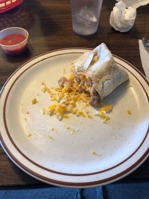 Tios is a disgusting restaurant. I also ordered a bean and cheese burrito and the the beans were not warm and the cheese was freezing cold.