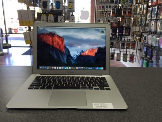 MacBook Air's available for sale.