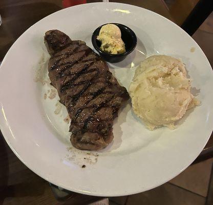 NY Strip Mashed Potatoes