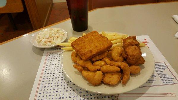 Fish and Shrimp Combo.