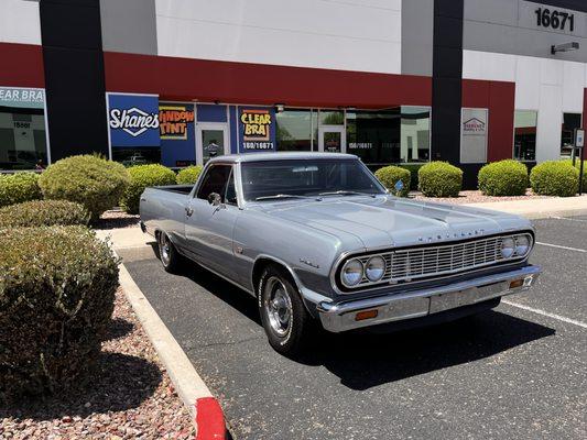 64 Chevy ElCamino SUNTEK Evolve window tint