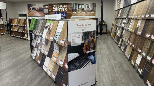 Interior of LL Flooring #1440 - Hattiesburg | Aisle