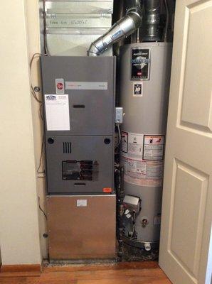 New Furnace & Water Heater Installed