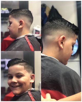 Satisfied client.                         Barber: Sosa