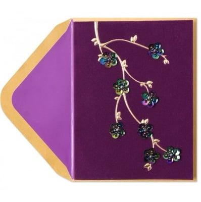 Jeweled butterfly Birthday Card