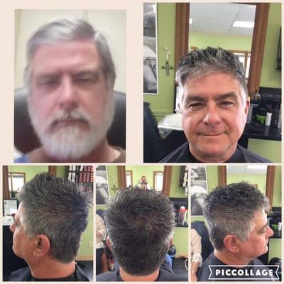 Before and after cut