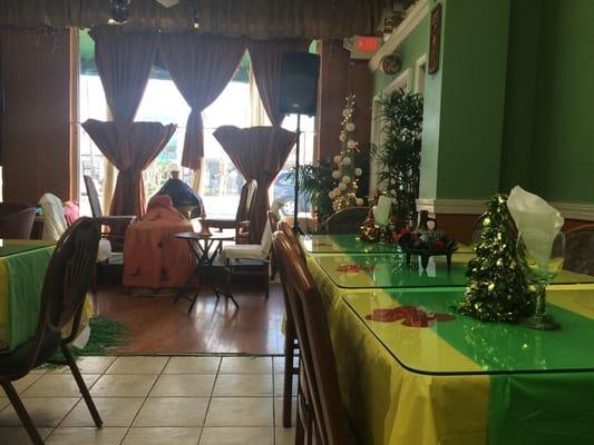 The interior. Tea ceremony area