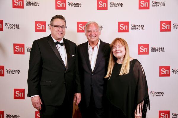 Jack Canfield, Vicki & Johnny B at the Thought Leader Summit. We co-wrote the best selling book Success Mastery, & I produced Jack's movie.