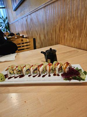 Special sushi roll of the day