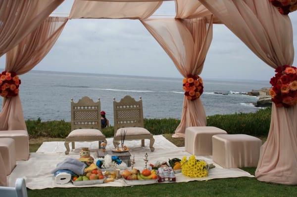 Our mandapam designed by Arturo