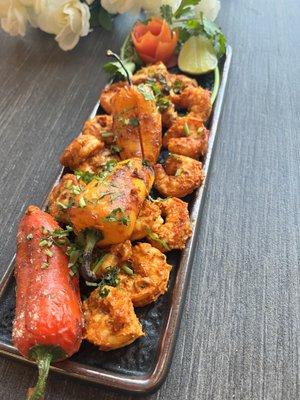 Basil Indian Bistro's Tandoori Shrimp .