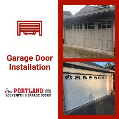 Freshen up your home with a new garage door!