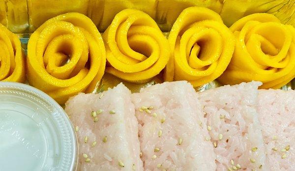 Sweet sticky rice  Mango roses
          " Happy Mother's Day "