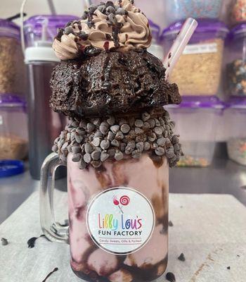 Black Raspberry Lava extreme shake.