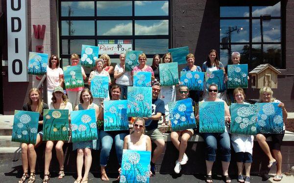 Paint & Pour Parties