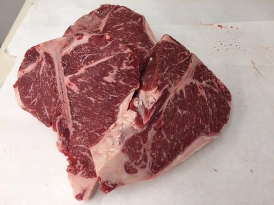 Amazing Dry Aged Porterhouse Steaks!!!