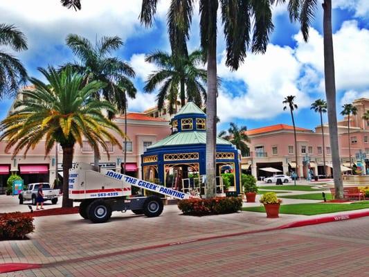 Mizner Park in Boca Raton, Commercial Painting