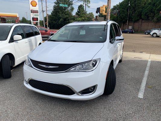 Friday September 3, 2021; Rented a Chrysler Pacifica to drive to Mt. Rushmore. Great road vehicle!