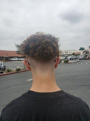 After - back of head