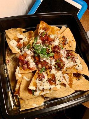 Ahi Poke Nachos to go