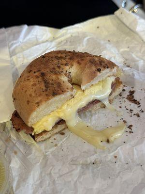 Ham, Egg, & Cheese Bagel