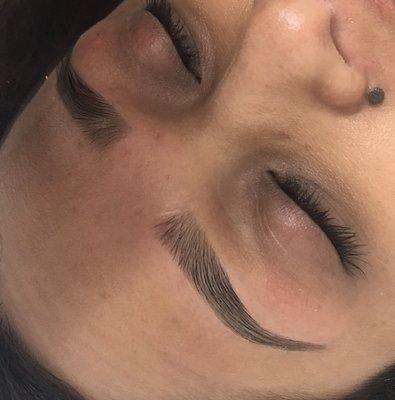 Brow shaping and tinting