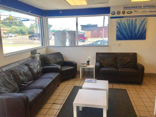 Comfortable waiting area for our awesome customers for their convenience.