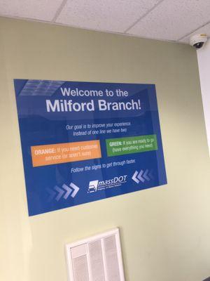 Milford RMV -- 14 Beach Street, Milford         Interior