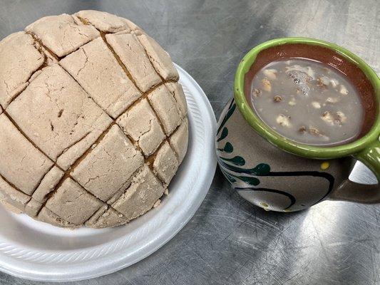 Un rico atole de nuez