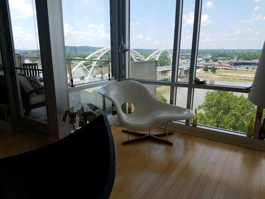 Relax with this view in Downtown Little Rock!