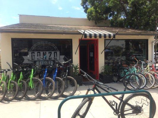 Front of shop on Carpinteria Avenue