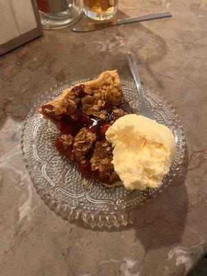 Cherry cobbler alamode