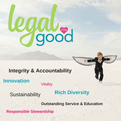 Legal for Good is founded on core values that come from our deep commitment to the nonprofit sector.