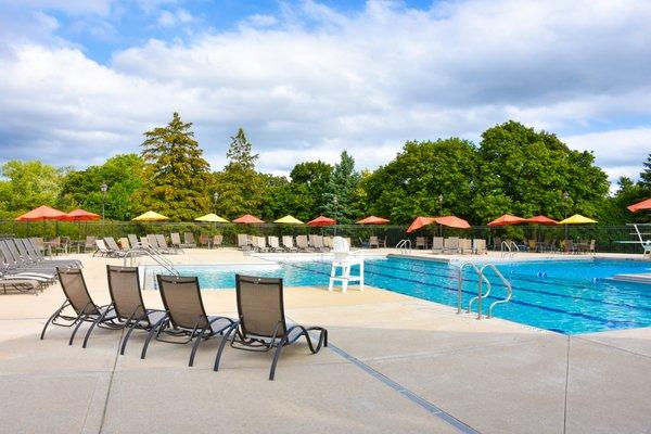 Getting ready to open the pool for the day!