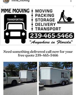 Call now for your free quote 239-465-5466.

mmemovingcompany.com

#Movers 
#packingservces
#mmemoving
#anywhereinflorida
#affordablemoving