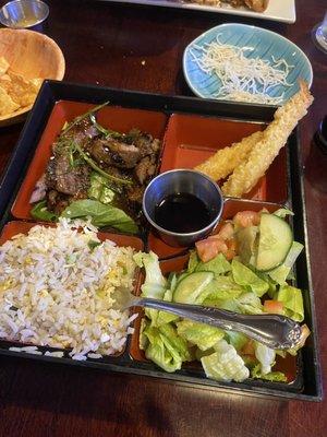 Steak bento box