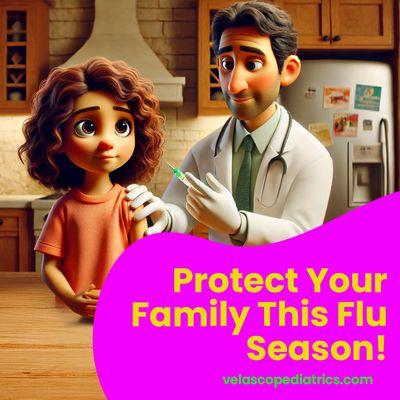 flu vaccines are now available! Getting vaccinated is the best way to protect your child from the flu and its complications