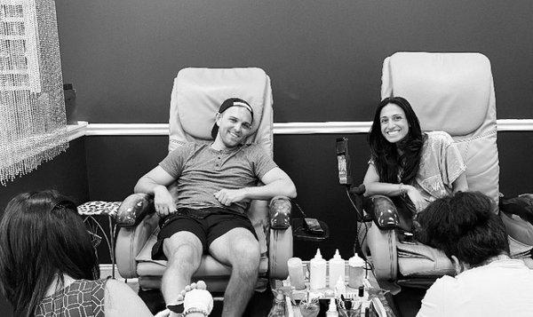 Bring a friend & get $10 off spa pedicure February 2023!