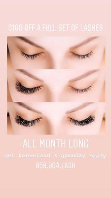 Eyelash extensions