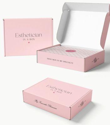 Esthetician in a Box® Subscription Box for home care skincare routine.