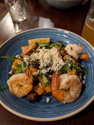 Jerk shrimp salad