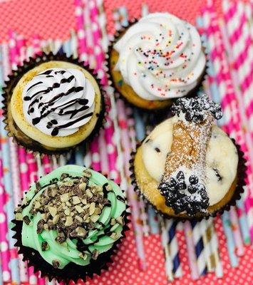 Marble Cheesecake, Confetti, Cannoli and Grasshopper!