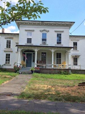 Love this white house with a huge porch