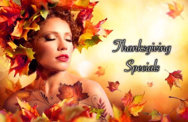 November Promotions, our way os giving thanks! Check our Fanpage on Facebook