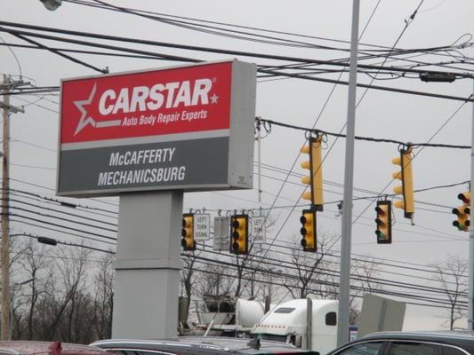 Intersection of Carlisle Pike and Salem Church Roads