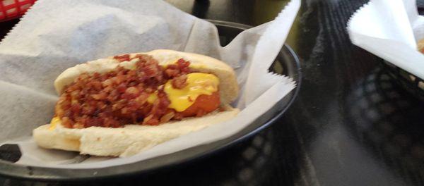 The Bacon & Cheese Dog