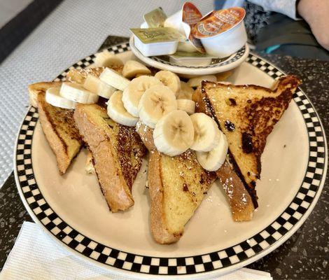 French toast with banana