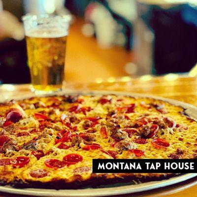 Fantastic pizza a beer at Montana Tap House