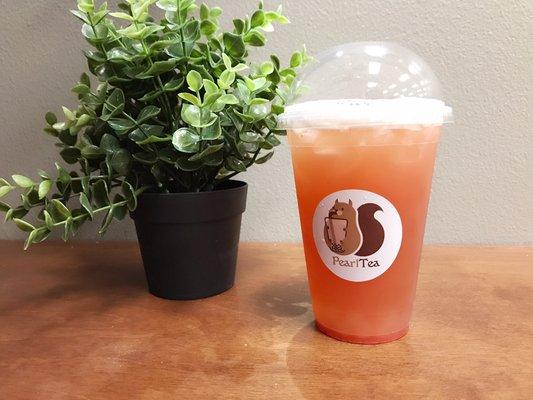 Strawberry Green Tea wiz Lychee Jelly