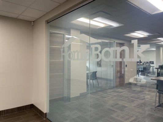 Interior at Home Bank Martinsville downtown location